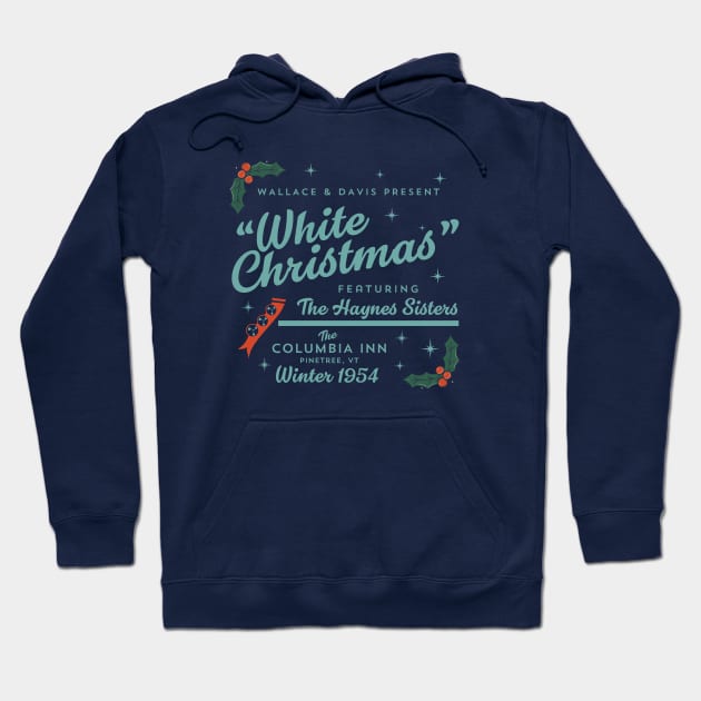 White Christmas Ad Hoodie by PopCultureShirts